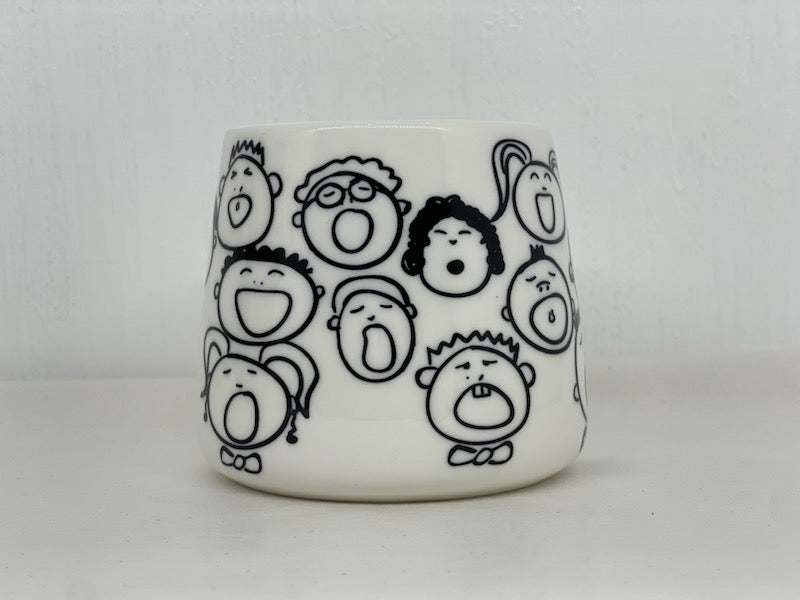 Singing Children / Harmony Mug //Trapezoid Shape