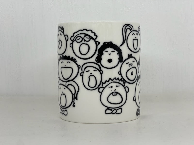 Singing Children Gift Card / Harmony Mug // Straight Shape