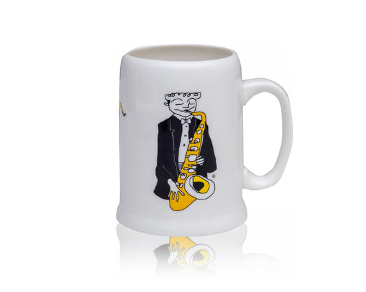 Boston Saxophone Cup Gift Card by Hebe & Hercules