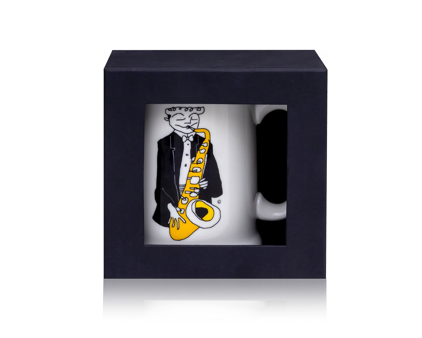 Boston Saxophone Cup Gift Card by Hebe & Hercules